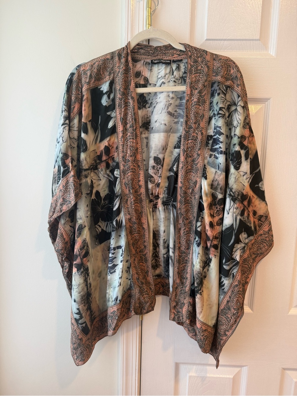 Tolani Collection Women’s Size 1XP Open Front Kimono Cardigan Modal